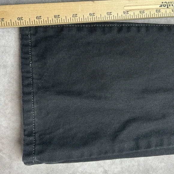 Levis 517 Jeans Men's Size 30x30 Boot Cut Black Denim Cowboy Western Dark Wash - Picture 4 of 9